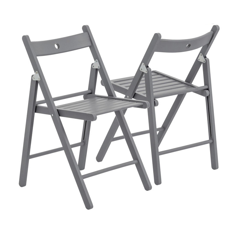 Solid Wood Stackable Folding Chair Folding Chair Set