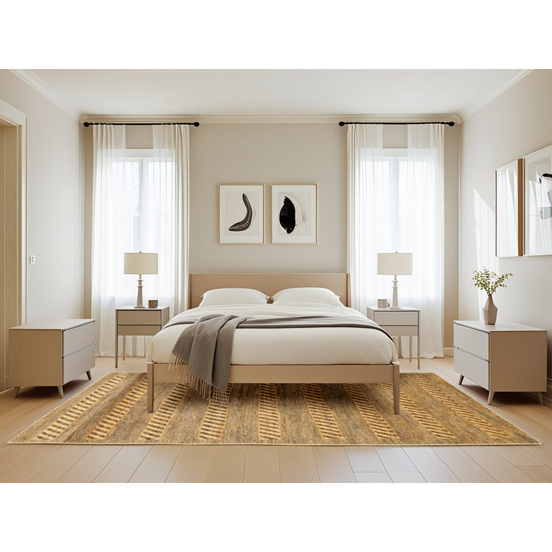 Tapis abstrait moderne 18, Rectangle de 5 pi x 8 pi