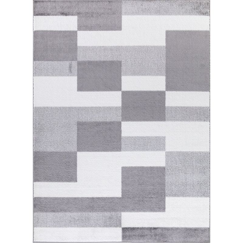 Tapis gris Demetri, Rectangle 5 pi 3 po x 7 pi 3 po