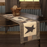 Kettle Grove Crow and Star Runner 100% Cotton Table Runner