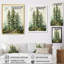 Vert arbre vert Eternal Guardians II - arbre pin, art mural encadré-110956515-91381552