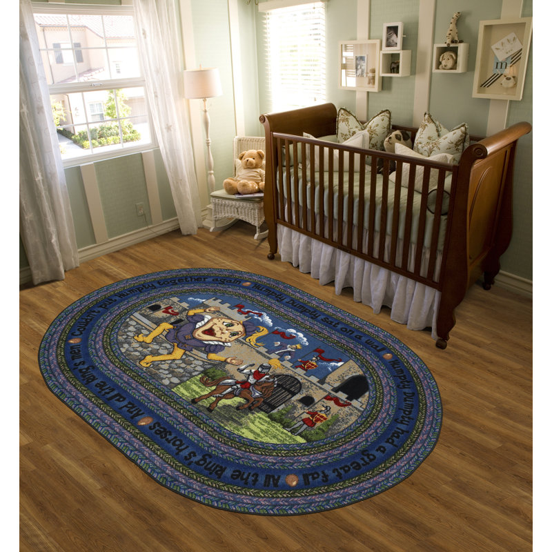 Tapis humpty Just for Kids, Ovale 5 pi 4 po x 7 pi 8 po