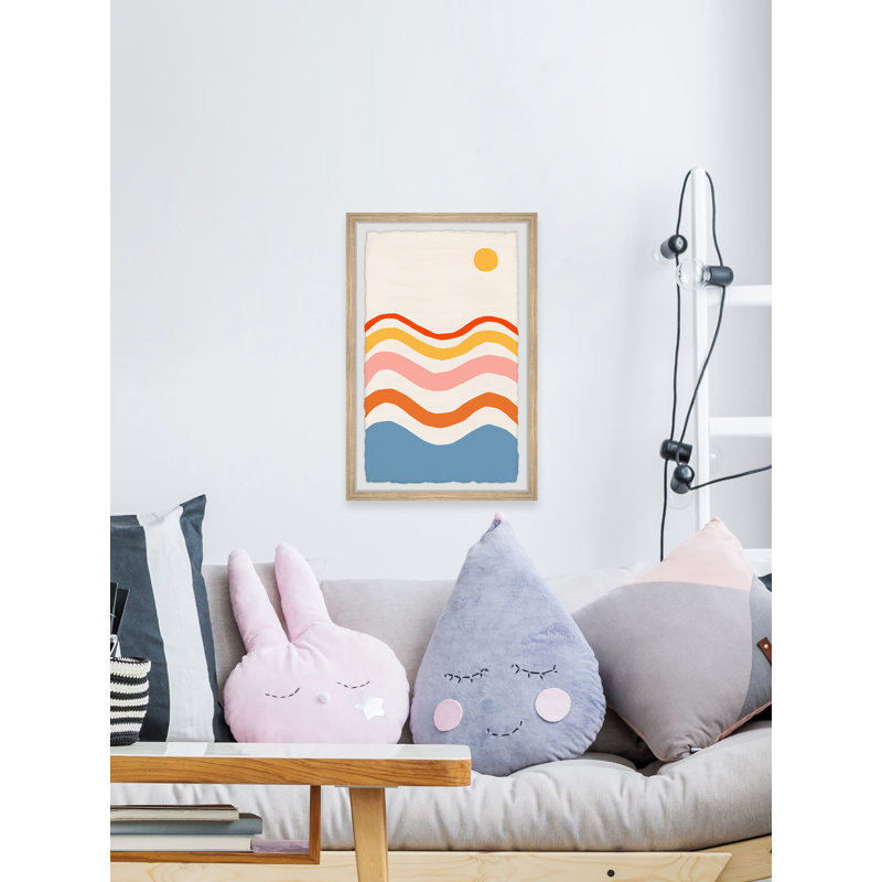 Reflecting Rays - Single Picture Frame Painting, 30cm H x 20cm W x 3.81cm D