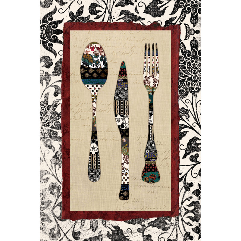 Forktastic - Painting Print, 46cm H x 30cm W, Wrapped Canvas