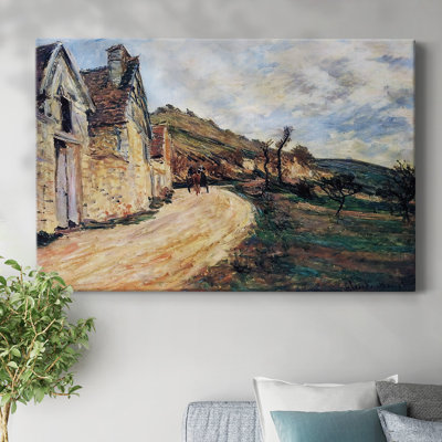 The Road in Giverny, 1885-Gallery Wrapped Canvas