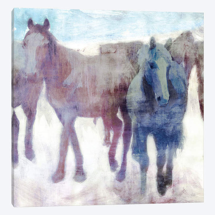 «Calgary Stampede», reproduction sur toile, H 12 po x l 12 po x P 0,75 po, Pas de tapis, Toile tendue