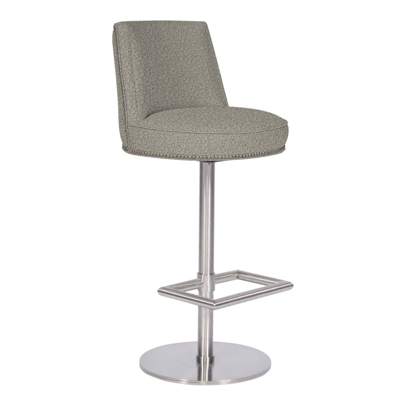 Michael Weiss 44"Donegal Barstool, Tuck Graphite, Yes