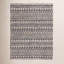 Camille Geometric Area Rug in Black/Beige-1773930720
