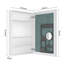 Armoire à pharmacie 24 po x l 36 po à surface sans miroir, avec bords biseautés et porte à ouverture à droite