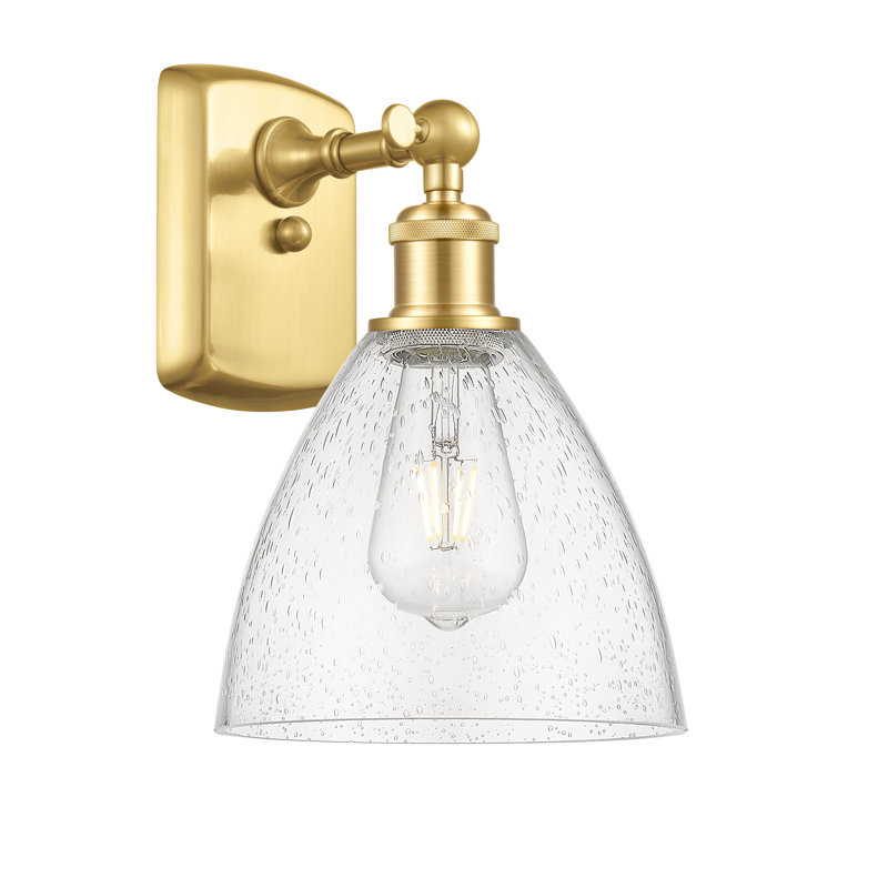 Shauna Armed Sconce, LED, Satin Gold