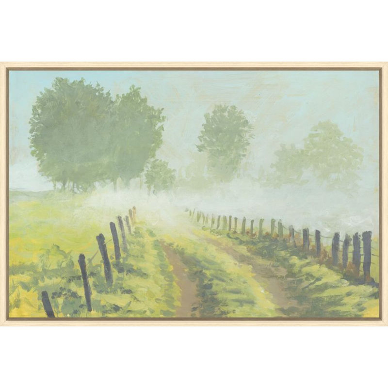 Misty Backroad Print by Sam Nash, 41.75" H x 61.75" W