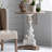 Antique White Round Side Table-1344862477