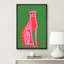 Animaux lumineux de style BCBG lumineux, impression de chat guépard rose, chambre d'enfant, animaux de la chambre à coucher, style bohème moderne-100707657-100707659