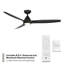 Ventilateur de plafond intelligent d'intérieur / extérieur à 3 pales Skylark avec trousse d'éclairage à DEL réglable CCT 2700K-3000K-4000K-5000K et télécommande incluse-1989766002-1961297366-1961297361