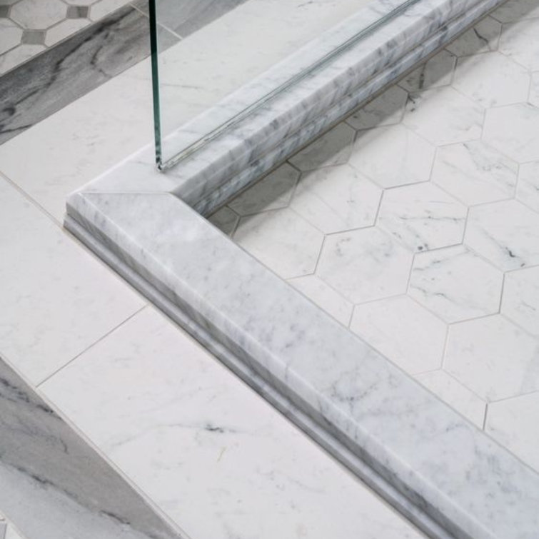 4"x36" Carrara Marble Threshold Marble Saddle Floor Use Tile