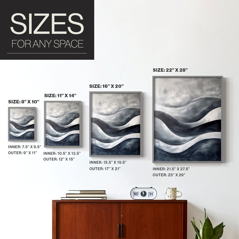 NAUTICAL Series CCxx, reproduction encadrée - bois massif, H 21 po x l 17 po