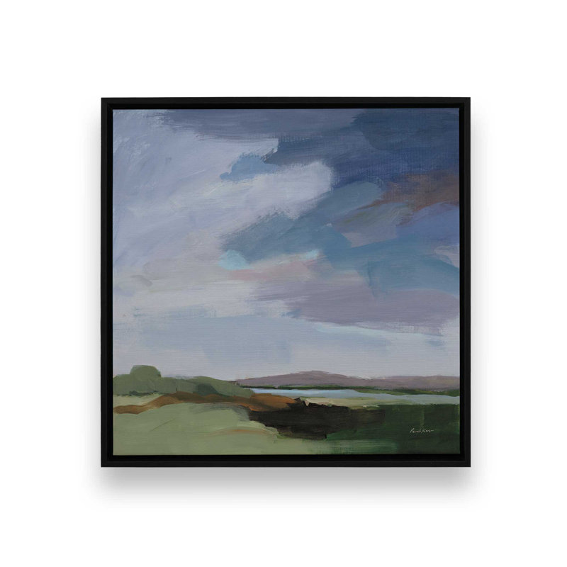 «Incoming» par Pamela Munger, reproduction d'art sur toile, Noir, Cadre flottant, H 36 po x l 36 po
