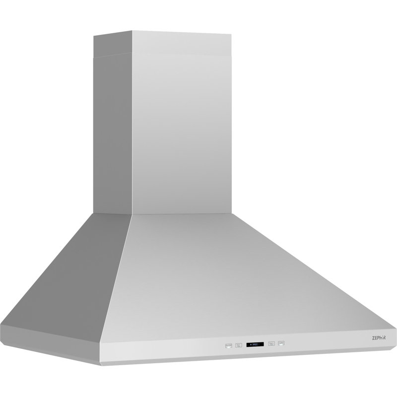 Core Zephyr Siena 30 In. 650 CFM Wall Mount Range Hood With LED Light In Stainless Steel