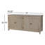 Buffet rectangulaire 4 portes Charleston