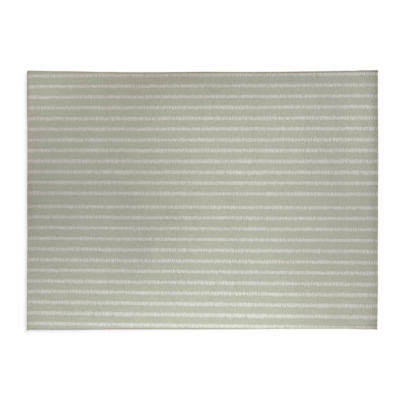 Tapis de bureau léger Scatter Row, L 3 pi x L 2 pi, Vert clair