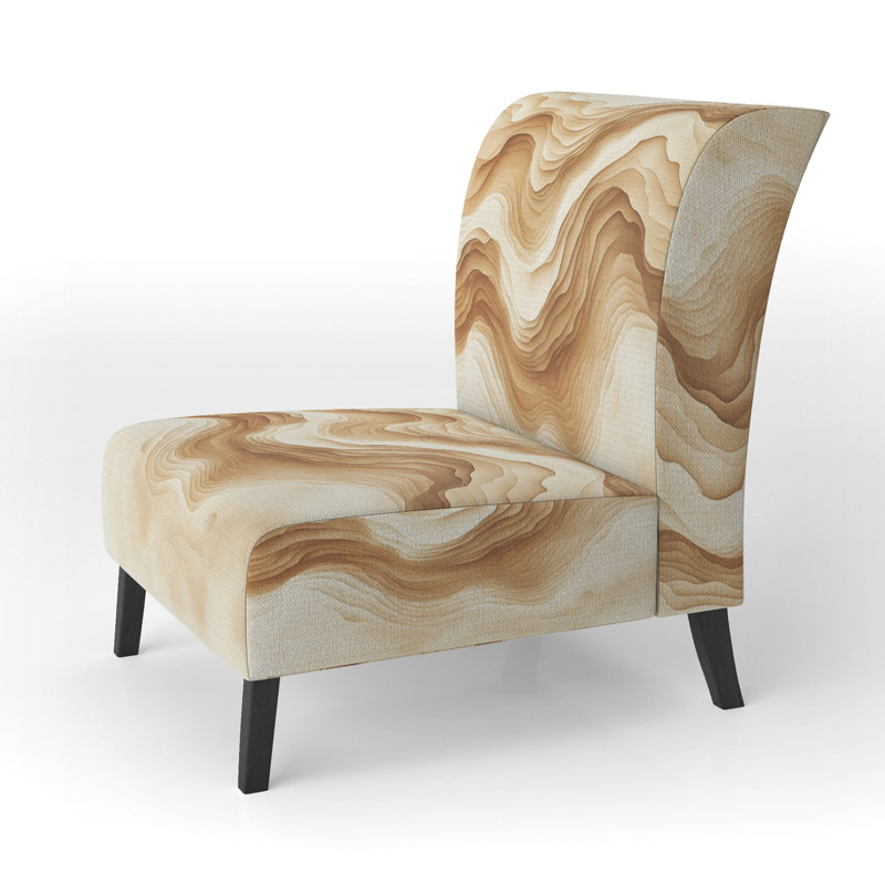 Fauteuil de chambre Abstract Minimalisme, Pantoufle sans accoudoirs
