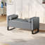 127.99cm Wide Rectangle No Pattern Standard Ottoman