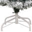 Artificial Hinged Christmas Tree Green and white-395112473