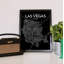 «Las Vegas City Map», reproduction d'impression sur affiche-31735243
