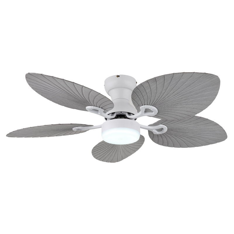 107cm Ceiling Fan with LED Lights, Grey