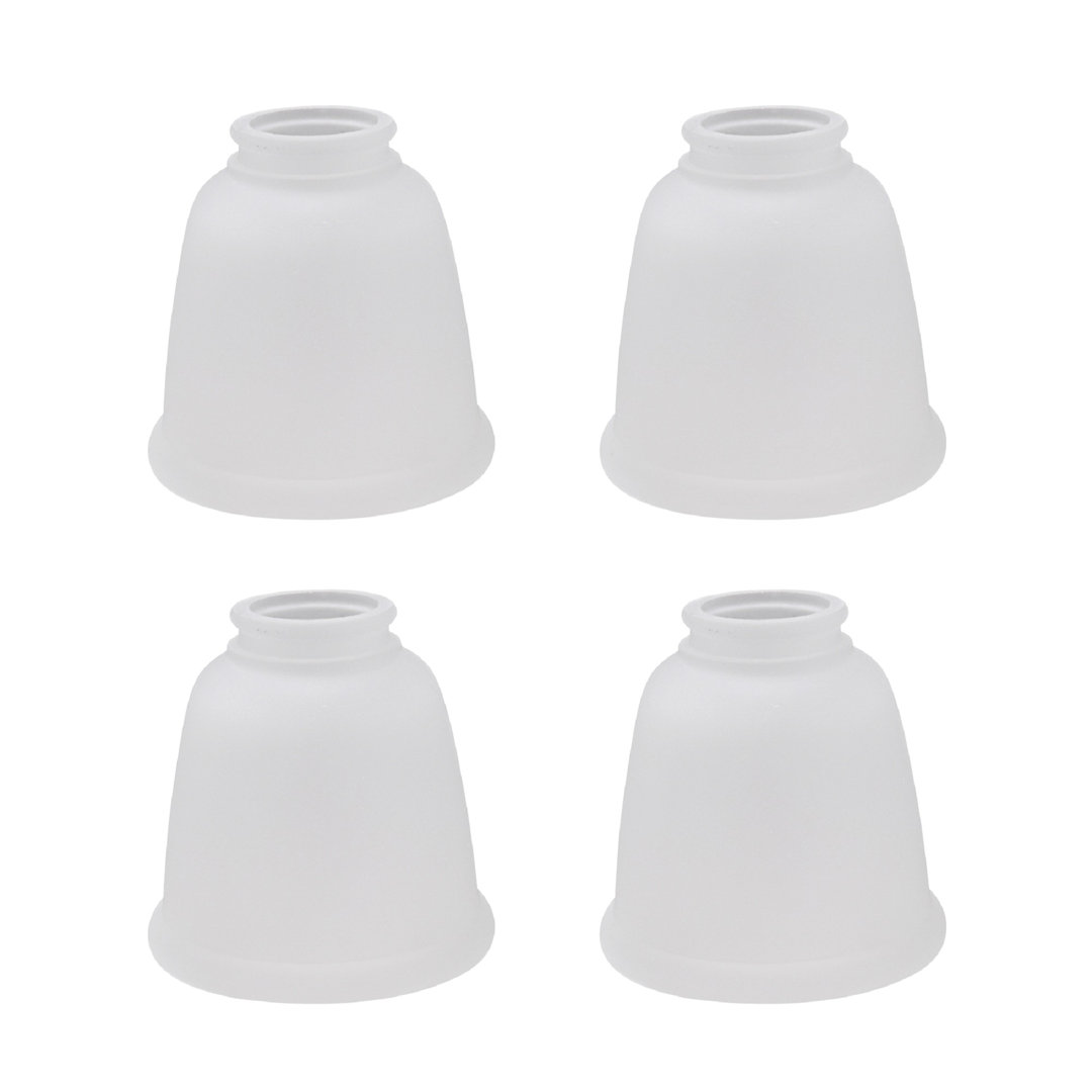 Analynn 4.625'' H x 4.62'' W Glass Bell Ceiling Fan Fitter Shade (Set of 4) Lark Manor™