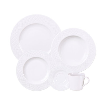 20 Piece Porcelain Dinnerware Set - Service for 4