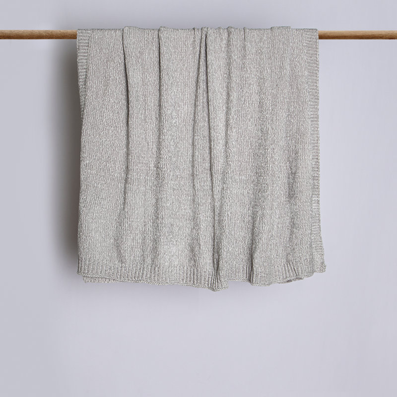 Jeté Jaz Luxe, Gris clair