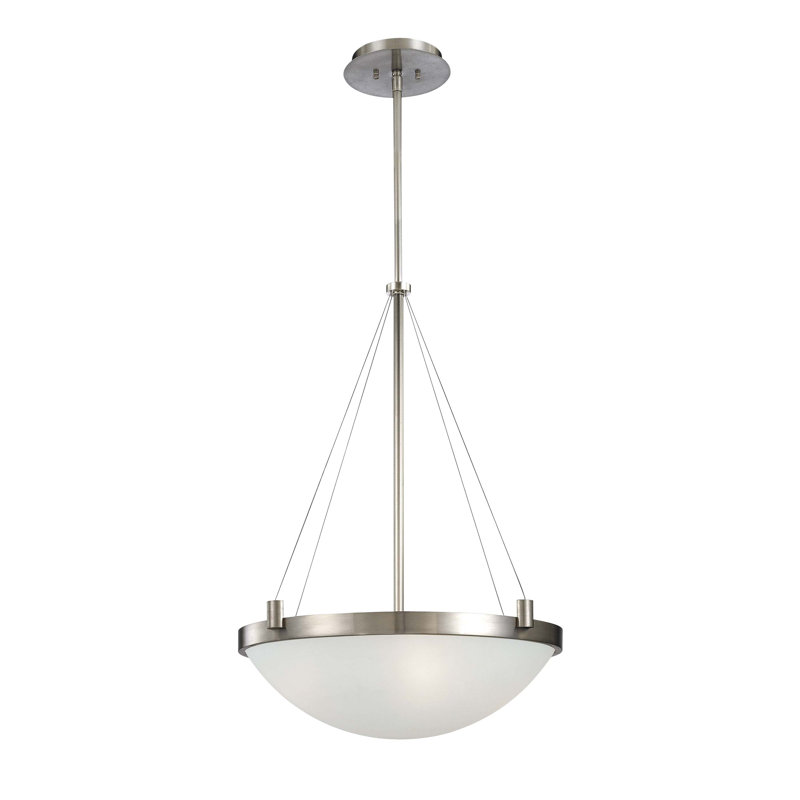 Billiejean 4 - Light Brushed Nickel Unique/Statement Pendant