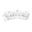 Canapé modulaire inclinable électrique en cuir Shamla-816720815