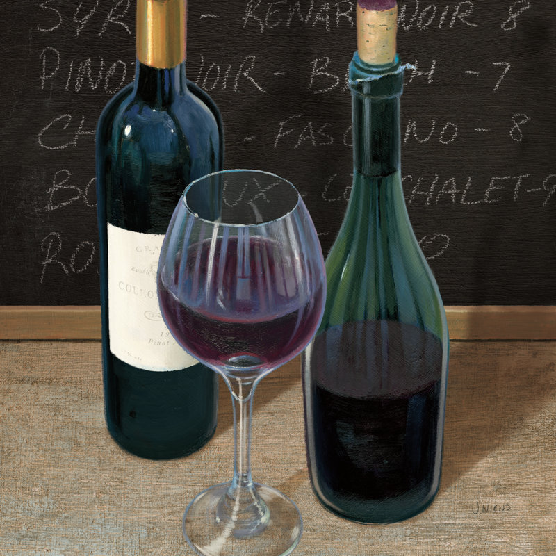 Wine Spirit III by James Wiens - No Frame Print on Canvas, 30cm H x 30cm W