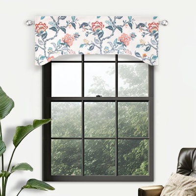 Floral Swag Window Valance