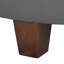 Repose-pieds rond en similicuir avec rangement l 24 po Breyonce-22111159