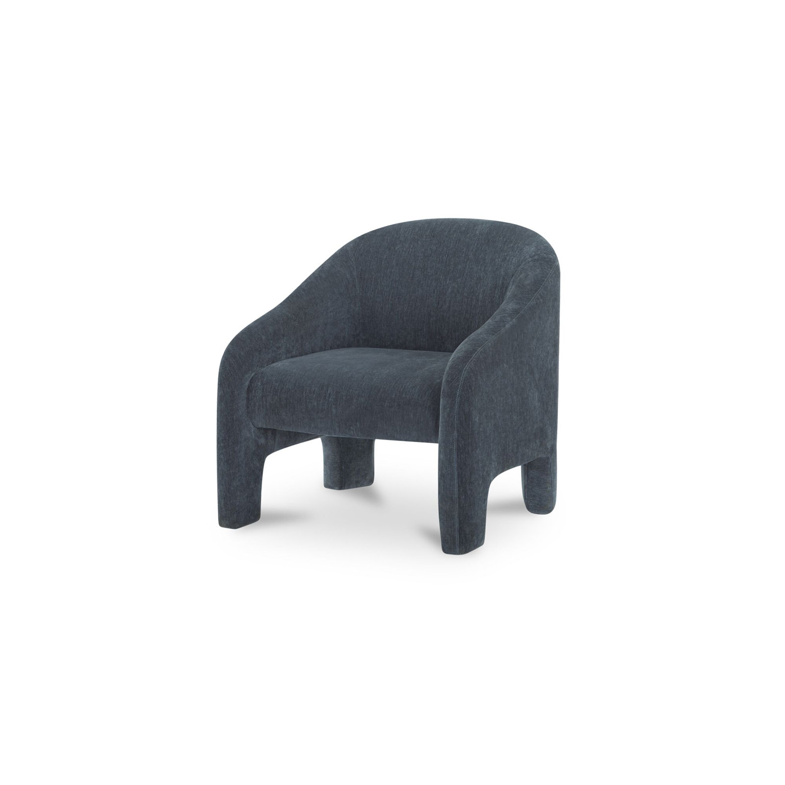 Accent Armchair, Deep Ocean Performance Velvet