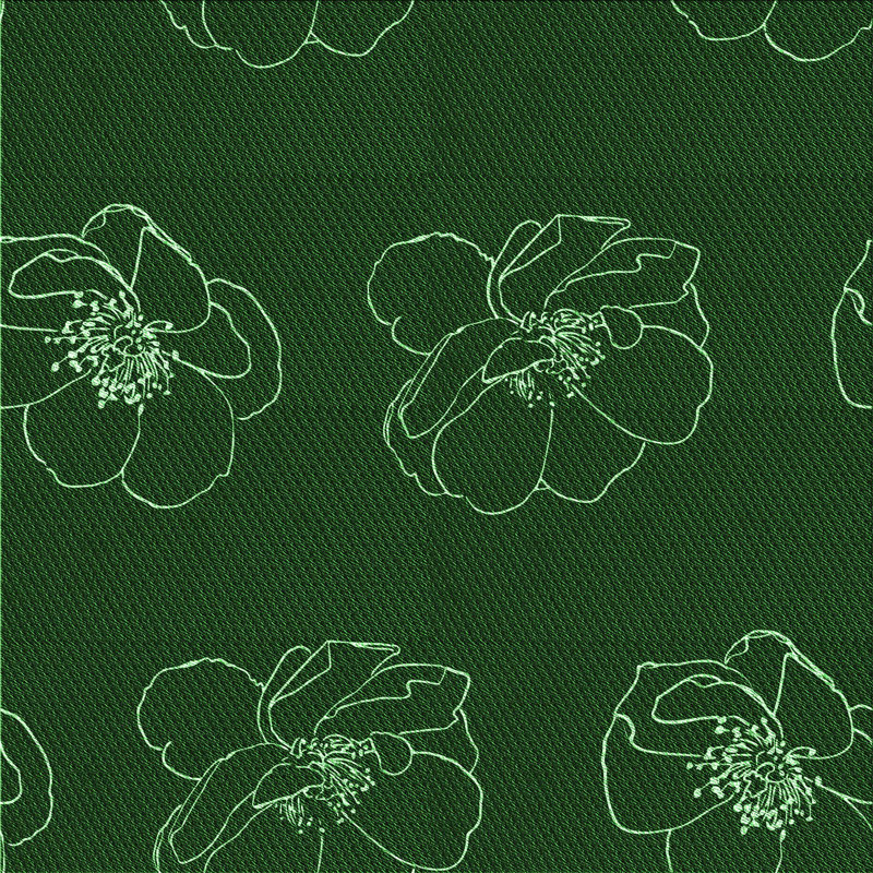 Floral Indoor Rug, Square 7'
