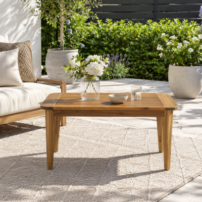 Table basse d'extérieur en bois d'acacia Westin