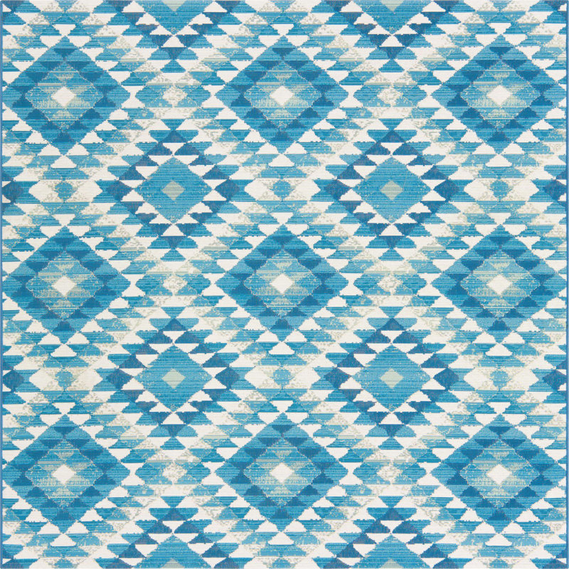 Outdoor Concord Area Rug Sky Color, Square 6'