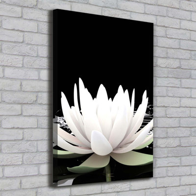 Lotus Flower - Wrapped Canvas Print