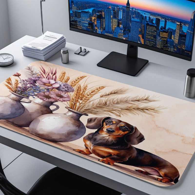 Polyester Desk Pad, 23.6x13.8