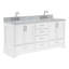 Meuble-lavabo double 72 po avec plateau Abita-93359371