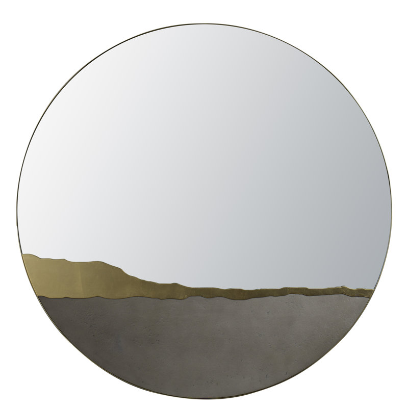 Kyra Flat Metal Beveled Wall Mirror