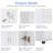 Mcculligh Medium Density Fiberboard (MDF) Linen Cabinet