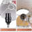 Miika 15 in. Metal USB Table Lamp with Dual USB Ports and Floral Lampshade-445588112
