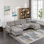 Canapé-lit modulaire convertible avec repose-pieds mobile-2046785188