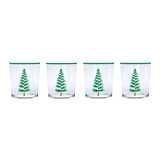 Woodland Trees Suite of 4 Double Old Fashion Glasses