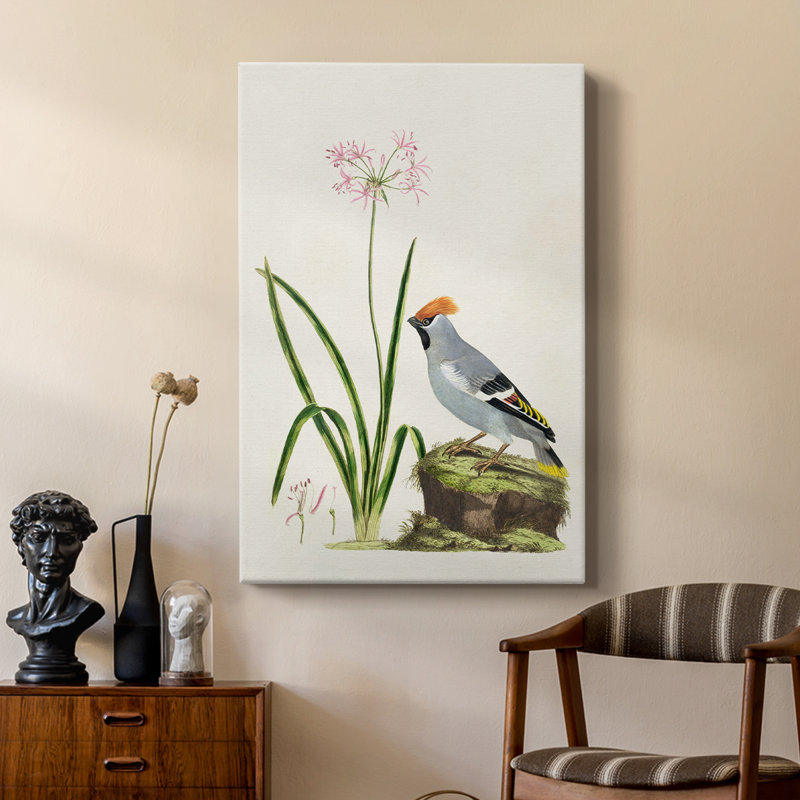Oiseau dans un habitat II - galerie Cavas sur mesure, H 48 po x l 32 po